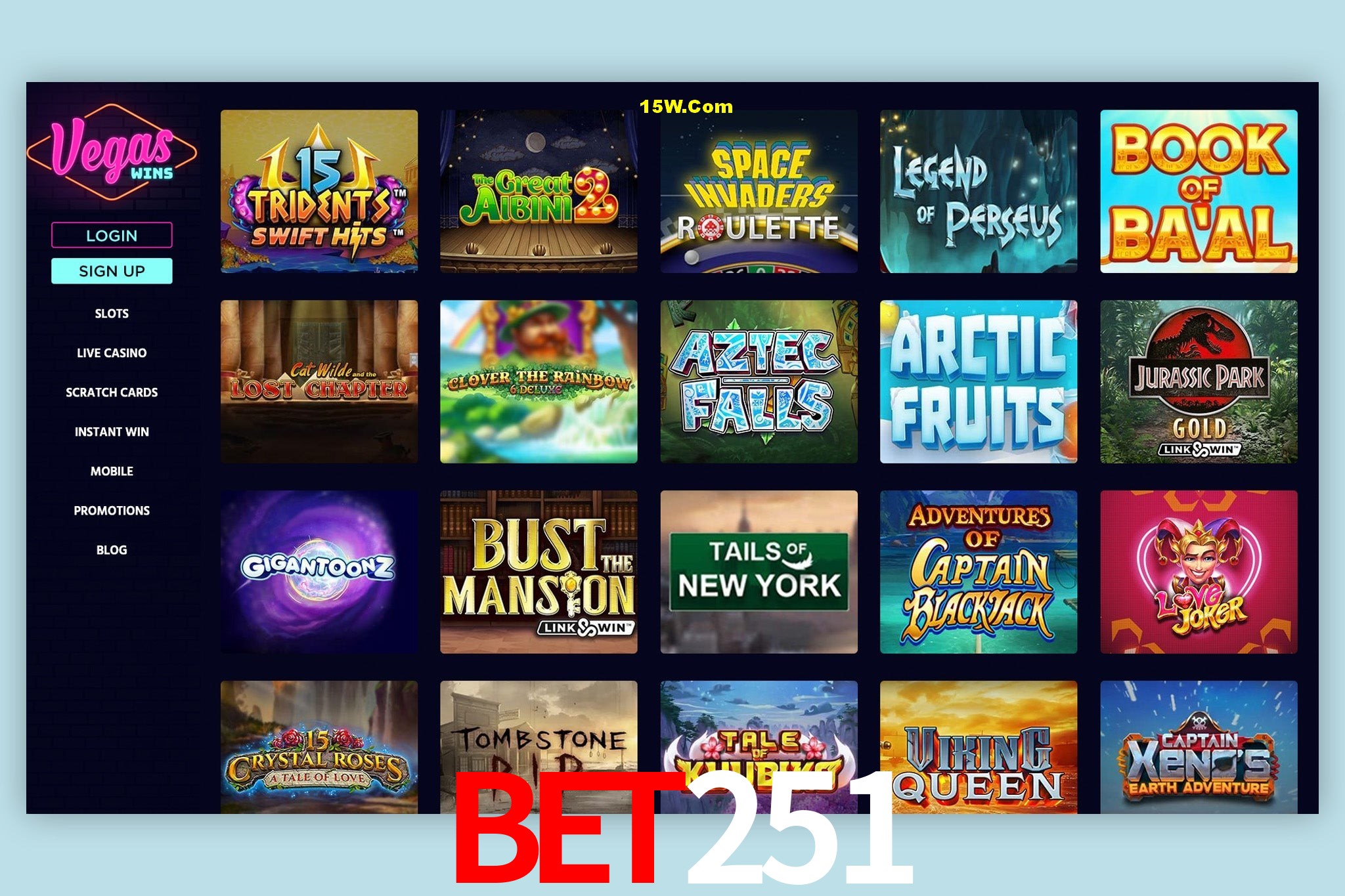 Blackjack Table bet251